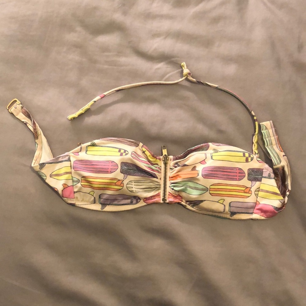 Victoria Secret bathing suit w/ surfboards